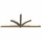 Ekena Millwork Redmond Rough Sawn Timber Gable Bracket, Douglas Fir, 108"W x 45"H x 4"D x 4"F, 10/12 Pitch GBW108X45X0404RED00RDF - alternate 3